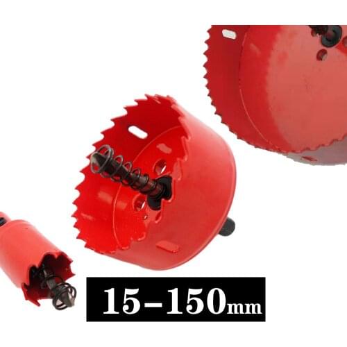Wholesales 15-150mm Bi-Metal Wood Hole Saws Bit For Metal working Cutting Metal Steel Aluminum Iron Wood Hand Tools