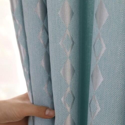Wholesale Explosion Simple and Fresh Nordic Ins Flax Products Shading Curtain Processing Customized Curtain Fabric