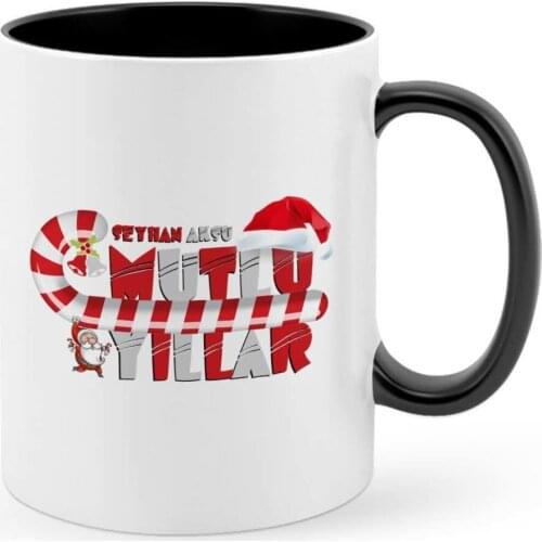 Personalized Happy birthday Black Mug Cup-5