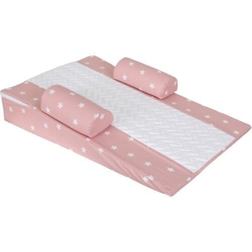 Baby Pillow Newborn Baby Pillow Multi-Purpose Baby Reflux Pillow Pink Newborn Safe sleep casual comfortable pillow