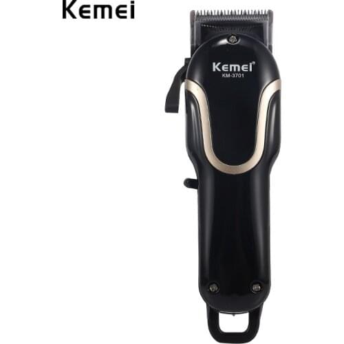 Kemei-3701 Professional Hair Clipper Powerful Electric Cordless Hair Trimmer Men Beard Cutting Machine Rechargeable Hair Clipper
