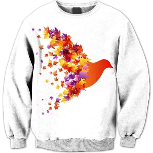 REAL AMERICAN US SIZE Freedom Peace Love Nature 3D Sublimation print Crewneck Sweatshirts plus size 4XL 5XL 6XL