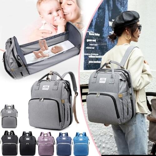 Diaper Bag Backpack with Portable Changing Pad Unisex Baby Bags for Boys Girls, Multipurpose Travel Back Pack for Moms Dads