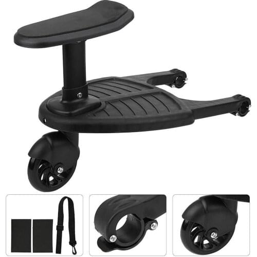 Universal Stroller Pedal Adapter Second Child Prams Auxiliary Trailer Twins Scooter Kids Baby Stroller With Seat