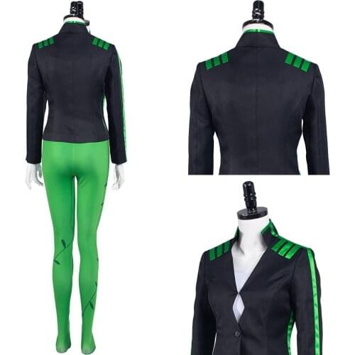 Poison Ivy Cosplay Costume Outfits Halloween Carnival Suit