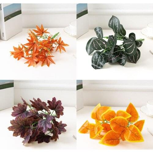 Artificial Plant Green Grass Plastic Leaf Plant Fake Flower Artificial plants Green Plant Office Desktop Decor Simulation Flower