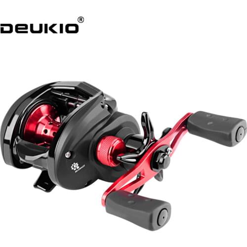 DEUKIO New Baitcasting Reel High Speed 7:1:1 Gear Ratio 5+1BB Fresh Saltwater Magnetic Brake System Ultralight Fishing Reel Coil