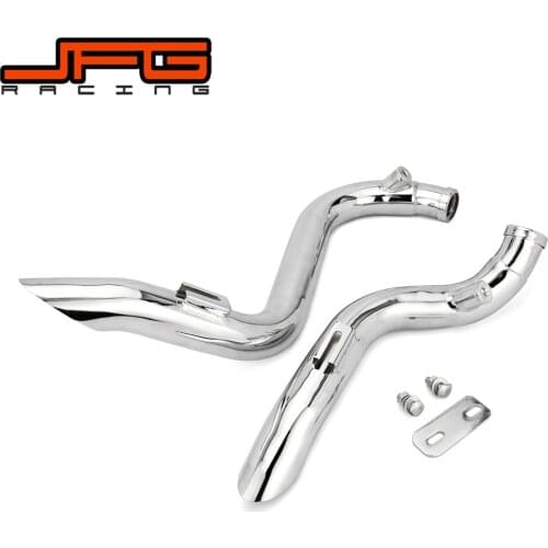Motorcycle 2" Drag Exhausts Pipe For Harley Softail Touring Dyna Sportster 1984-2015 Black Chrome XL 883 XL1200 Fat Boy