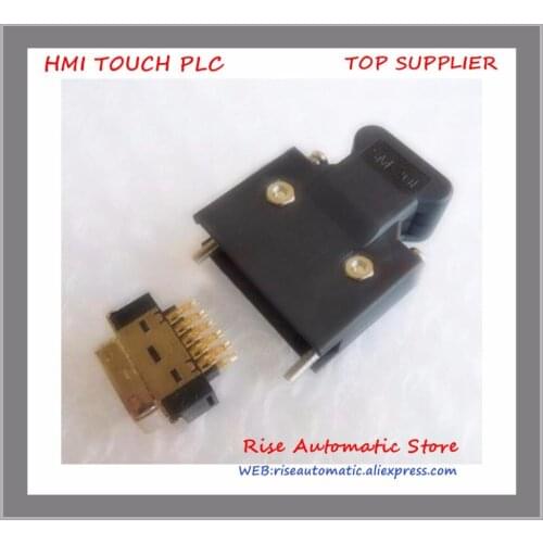 MR-J2CN1 x2 Connector Kit CN1 I/O IAK3_Servo MRJ2CN1 SCSI 20pin Plug For MR-J2S Servo Replace 3M CN2 Plug