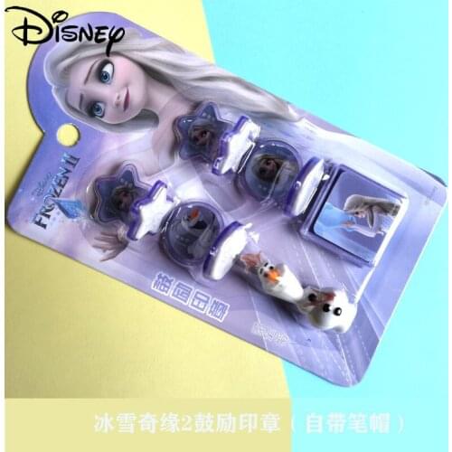 Genuine Disney Cartoon Childrens Seal Female Frozen Fun Seal Encouragement Seal