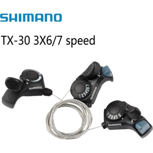 SHIMANO TX30 Bicycle Derailleur 21 Speed Shifters 1 Pair Mountain Bike Levers Derailleur Trigger shifter Mountain Bike Cycling