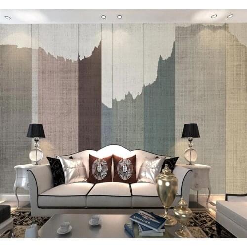 Xuesu Modern simple cloth drawing xiangshan bedroom living room wallpaper custom mural 8D waterproof material