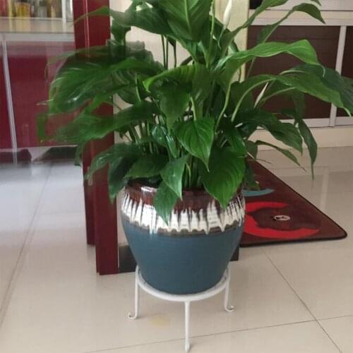 Flower Rack Floor Single Basin Bonsai Iron Art Balcony Garden Display Shelf Wrought Plant Home Decor Table Top Flower Pot Stand