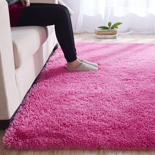 Thick Faux Fur Soft Sheepskin Fluffy Plush Carpet for Living Room Bedroom Tea Table Sofa Bedside Home Decor Area Rugs Floor Mat