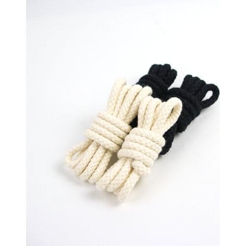 1 Pair Classic Round Shoelaces Solid Color Shoe Laces Off Sneaker White Sports Men Women Children Shoelace Casual Shoe Strings