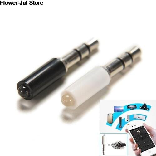 1pc Universal 3.5mm Mobile Phone Smart Infrared IR Remote Control Jack For IOS/ Android Mini Intelligent Remote Control Plug