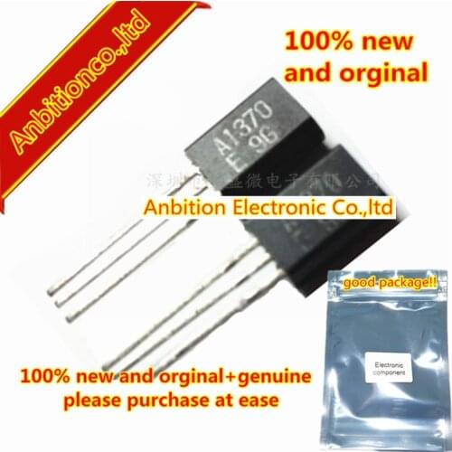 10pcs 100% new origina 2SA1370 A1370 TO-92L MOS PNP High-Definition CRT Display, Video Output Applications in stock