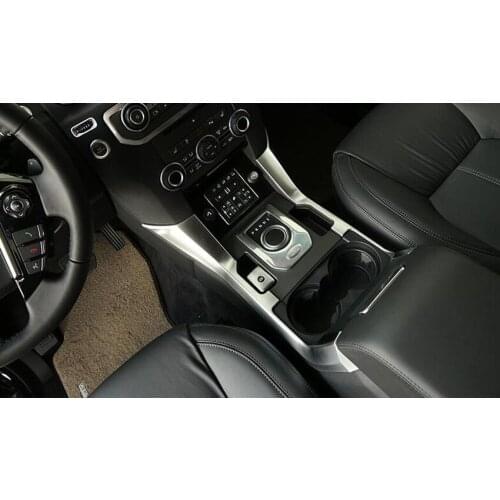 2Pcs/set Car Central Console Side Strips Trim Cover Styling Fit For Land Rover Discovery 4 Auto Interior Accessories