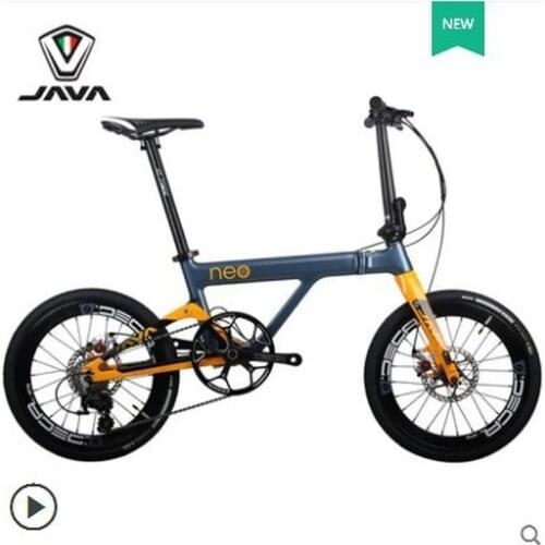 2019 JAVA Folding Bike NEO Carbon Fiber 11 Variable Speed Disc Brake Four Palin Wheelset BMX Bike