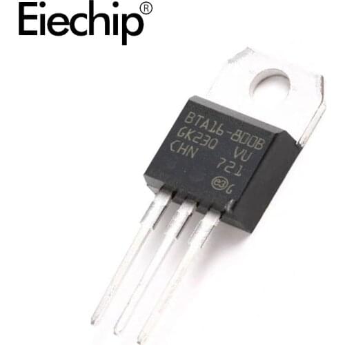5PCS BTA16-800B BTA16-800 TO-220 16A 800V 1W Triac new and original