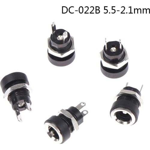 5pieces/lot DC Power plug connector for diy dc waterproof jack connector DC022B