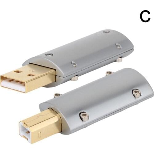 A50G/B50G HI-END 24K Gold Plated USB2.0 Plug USB A Connector DIY Hi Fi USB Cable Gold Plated Bronze USB Cover