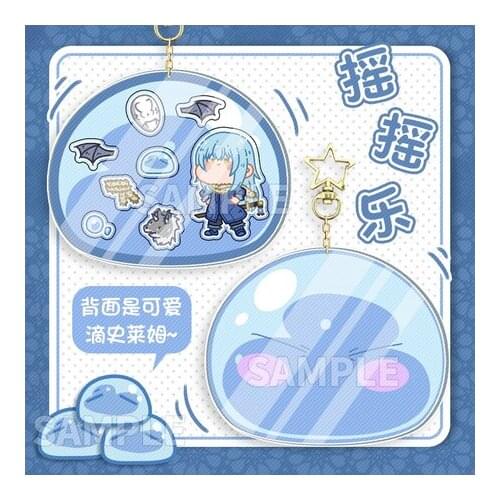Anime That Time I Got Reincarnated as a Slime Shuna Rimuru Tempest Milim Cute Shake Fighter Keychain Bag Pendant Keyrings