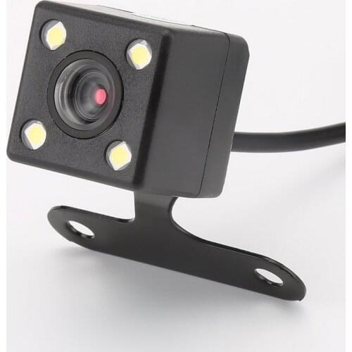 Car 4LED Reversing Image Camera HD Waterproof Night Vision With Adjustable Light Plug-in Rear View Car Camera