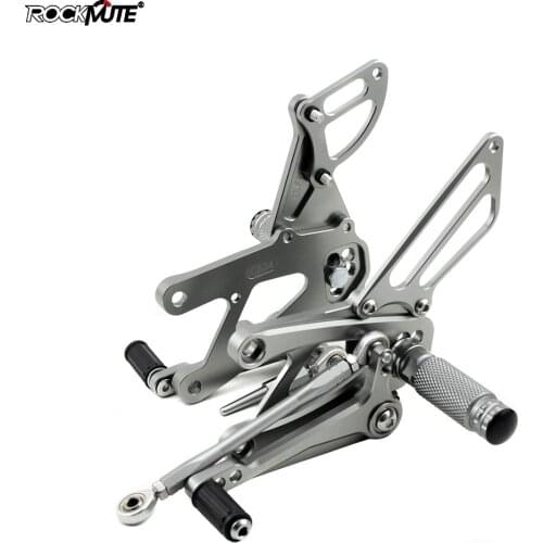 Motorcycle GP Reverse Shift Rearsets For Aprilia RSV4 Factory APRC ABS 2013-2016 Racing Footrest Foot Pegs Brake Shift Rear Set
