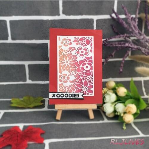 Flower Frame Metal Cutting Dies Stencils for DIY Scrapbooking photo album Decorative Embossing DIY Paper Cards