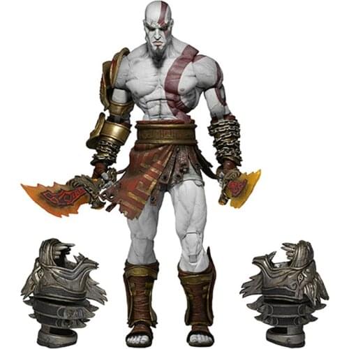 18 cm NECA Game God of War 3 Ghost of Sparta Kratos Action Figures Toys Wholesale Collectible PVC Model Toy Gift For Kids N288