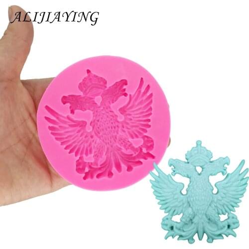 DIY Eagle Silicone Molds Sugarcraft Gumpaste Chocolate Fondant Cake Decorating Tools 3D crafts Resin Clay Soap Mold DY0032