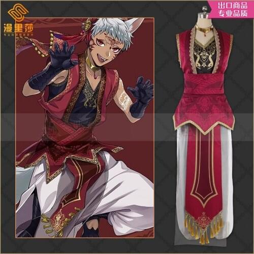 Game Twisted Wonderland kalim jamil Halloween Cosplay Costume Christmas New Outfit