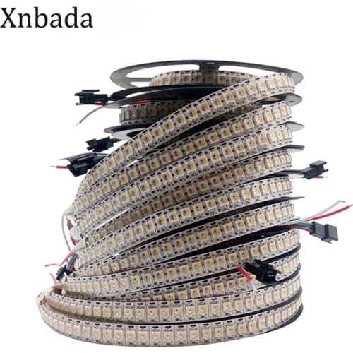 SK6812 RGBW (Similar WS2812B) 4 in 1 Individual Addressable LED Strip WW/CW/NW 30/60/144 pixels / m IP30 IP65 IP67 DC5V