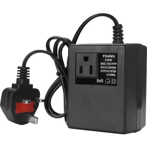 Intelligent Efficient Household 200W AC 220V To 110V Step Down Transformer Voltage Converter Travel Power Adapter