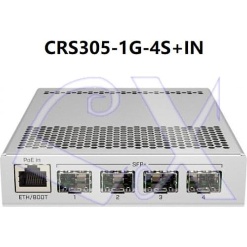 MikroTik CRS305-1G-4S+IN Gigabit Five-port Intelligent Network Management Switch Metal Redundant Power Supply