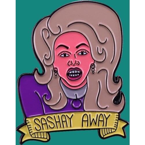 Sashay Away Lapel Pins Collect Girl Cartoon Enamel Brooch Men Women Fashion Jewelry Gifts Adorn Backpack Collar Metal Badges