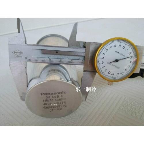 2 pieces of Panasonic original genuine 40uf air conditioning compressor starting capacitor 440VAC film capacitor