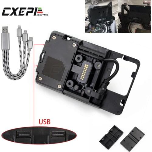 Fit R1200GS LC/ADV 2013-2018 Mobile Phone USB Navigation Bracket Motorcycle USB Charging Mount For BMW R 1200 GS high verson