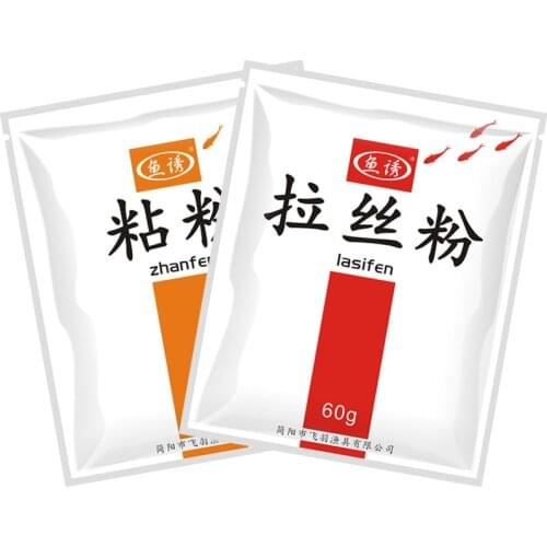 Pure Wheat Protein Wire Drawing Powder Bottled 60/120G Viscosity Thick Filament Bait Pulling Bait Good State