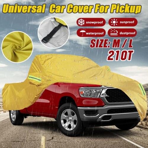 Universal For Pickup Truck Full Car Cover 210T Waterproof Anti UV Dustproof Cover Anti Scratch Auto Protector Cover For Jeep/VW