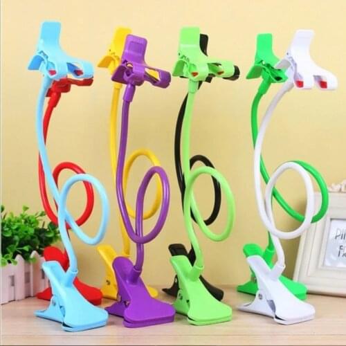 Flexible long Arm Clip Desktop Cell Phone Bracket Desk Phone Clip Holder Universal Lazy 360°Mobile Phone Holder in bed For Phone