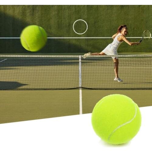 6.4cm/2.5Inch Training Tennis Ball High Resilience Durable Tennis Practice Ball for School Club Competition Training Exercises