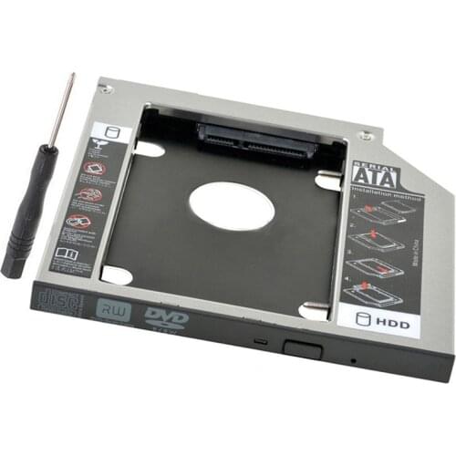 2nd SATA HDD SSD Hard Drive Caddy for MSI GE62VR GT72VR GE72VR GP72VR GL62 GL72 6QD MS-1796 GP62 6QF GUD0N DVD