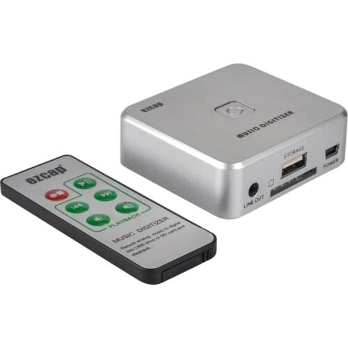 Analog audio to MP3 digital converter, convert old analog music to mp3, save in USB Flash disk or SD Card directly no pc need