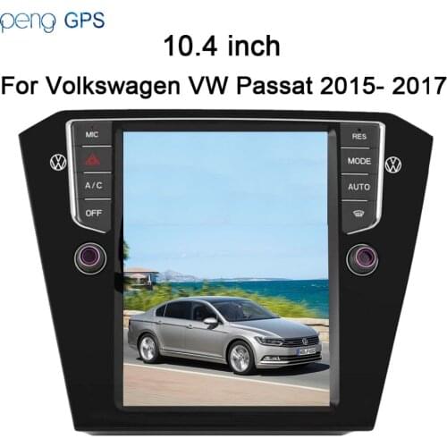 Tesla style Android Car Radio GPS Navigation Stereo For Volkswagen VW Passat 2015 2016 2017 Multimedia no DVD Player Auto Satnav