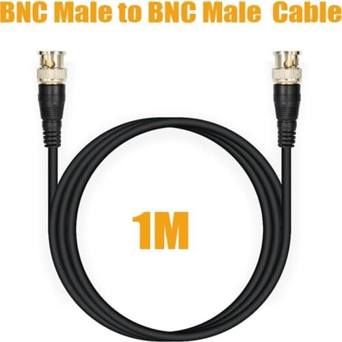 BNC Cable 1M Male To Male BNC Adapter for CCTV Camera BNC Connector Cable Camera BNC Accessories