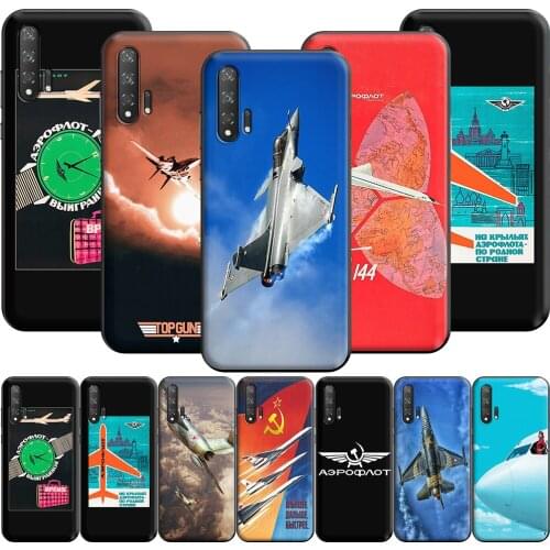 Aeroflot Aviation Russe Pilote Case for Honor 8A 8X 10 Lite View 20 Pro 9A