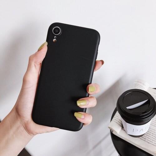 Candy Case For iPhone XR X XS Max Ultra-thin Matte Soft TPU Case For iphone 6 7 8 Plus 11 Pro Max SE 2020 silicon Back Cover