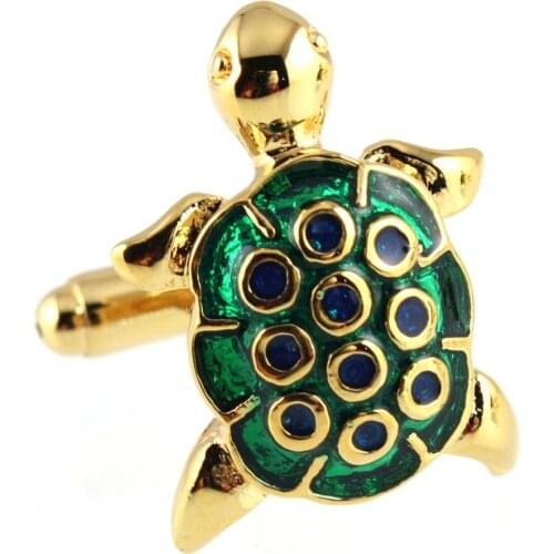 Sunnylink Mens Cuff Links Gold Green Tortoise Cufflinks M3027 M1301 M1425 22mm